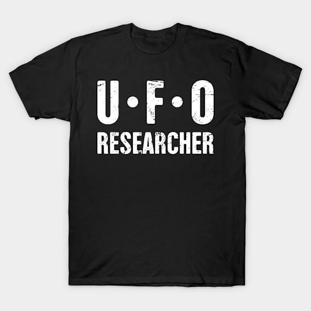 UFO Researcher T-Shirt by Wizardmode